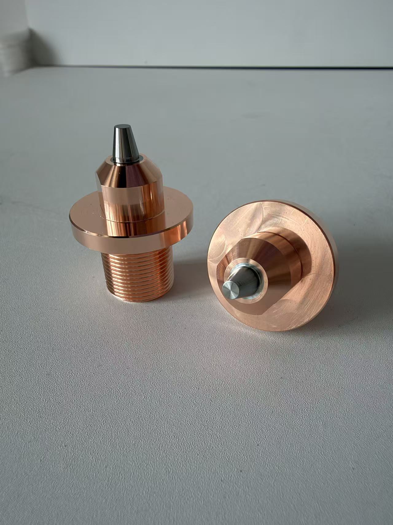 铜体钨尖电极加工件